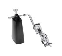 Soporte de metal para cencerro en L, abrazadera ajustable para cencerros con accesorios de instrumentos musicales