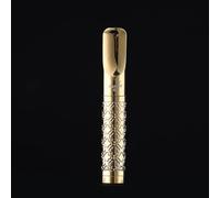Soporte de metal para cigarrillos, boquilla extraíble fácil de limpiar, soportes de cigarrillos con filtro de reciclaje para tres tamaños de cigarrillos (D)
