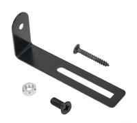 Soporte de metal para guitarra eléctrica Puente y posición de cuello con kit de hardware 63 x 26,5 mm (Negro)