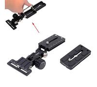 Soporte de metal para lente de teleobjetivo + placa de liberación rápida Arca-Swiss Fit compatible con cámara grande con agarre de batería y lente de enfoque largo Arca Swiss de 400 mm f/2.8 300 mm