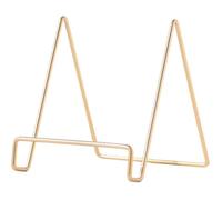 Soporte de metal para libros de cocina, soporte decorativo para recetas y caballete de exhibición de imágenes para encimeras de cocina, soporte de lectura para libros de cocina