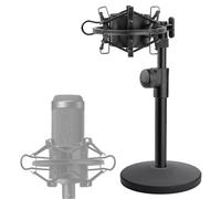 Soporte de metal para micrófono de escritorio, soporte de micrófono ajustable con soporte de choque para audio Technica AT2020 AT2020USB+ AT2035 ATR2500 micrófono de estudio de condensador por Avatar