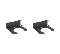 Soporte de metal para montaje vertical en pared en el área del suelo mientras mantiene la accesibilidad completa a las herramientas de jardinería (2 piezas)