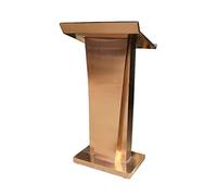 Soporte de metal para podio, amplia encimera de lectura y armario de almacenamiento, ideal para conferencias, restaurantes, bodas, púlpito de iglesia, atril y podio de conferencias
