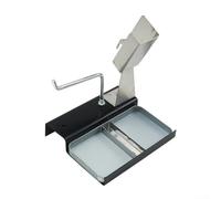 Soporte de metal para soldador con soporte de doble estante para un flujo de trabajo de soldadura eficiente y una colocación segura de herramientas en entornos de taller