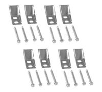 Soporte de metal para urinarios de pared para lavabo de urinario, accesorios de montaje para fregaderos montados en la pared, pernos de fijación, gancho de orinal de metal