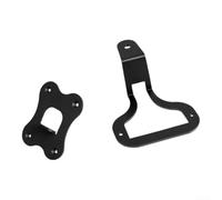 Soporte de metal que ahorra espacio para altavoz Wiim, color negro | Revestimiento en polvo blanco, combina con la decoración, 13 cm de altura, diseño compacto, superficie fácil de limpiar