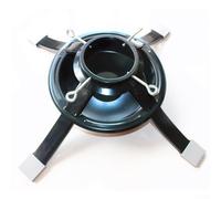 Soporte de metal resistente para árbol de Navidad para tronco de 24 y 8 pulgadas, se adapta a árboles vivos de menos de 9 pies, capacidad de carga máxima de 100 libras (pequeño)