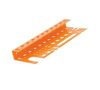 Soporte de metal resistente para colgar herramientas con diseño para tornillos y objetos pequeños en el área de trabajo, caja de almacenamiento antideslizante