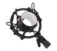 Soporte de Micr¨®fono de Montaje en Choque para Micr¨®fono, Soporte de Ara?a Antivibraci¨®n, Clip de Suspensi¨®n sin Vibraci¨®n, Accesorios para Guitarra, Negro