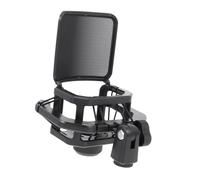 Soporte de Micrófono a Prueba de Terremotos Negro Abs