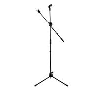 Soporte de micrófono altura ajustable, soporte suelo portátil, triangular para Actuación Canto
