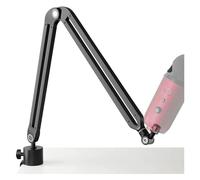 Soporte de micrófono con soporte de escritorio, brazo de soporte ajustable, tijera de suspensión de micrófono, Compatible con HyperX QuadCast Blue Yeti Snowball