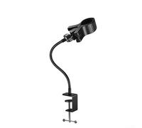 Soporte de micrófono de escritorio ajustable de 30 cm con núcleo de metal y elementos estructurales ABS para un rendimiento fiable en estudio en casa y ajustes de trabajo remoto (30 cm)