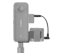 Soporte de Micrófono Invisible para Accesorios X4 X3 X2, Soporte de Micrófono Externo Expansión de Micrófono con Cable de Sonido de 3,5 Mm Soporte de Micrófono