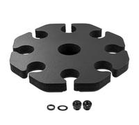 Soporte de micrófono múltiple de metal, bandeja de 8 micrófonos para micrófonos, soportes fijos para estudio de escenario, micrófono de mano, soporte de micrófono a prueba de golpes