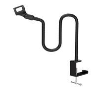 Soporte De Micrófono Para Escritorio | con Adaptador de 9.5 a 15.9 mm - Soporte De Mesa Para Micrófono Con Pinza Y Cuello De Ganso,Para Podcast Canto Streaming En Juegos Reunión E-learning