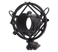 Soporte de micrófono para micrófono, soporte de sonido para radio, estudio, color negro, clip profesional