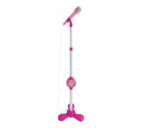 Soporte de micrófono para niños - Soporte ajustable para micrófono de juguete luminoso de música conectable | Micrófono musical divertido con sonido Link Feature, Creative Singing Toy for