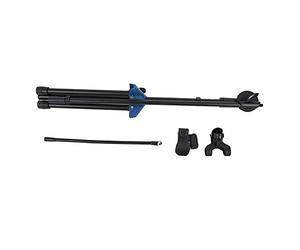 Soporte de micrófono portátil trípode ajustable 70-180 cm negro - estabilidad total con patas plegables, hierro y plástico, ideal para estudio y conciertos