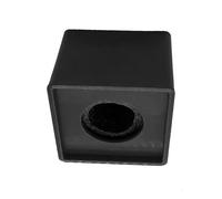Soporte de micrófono profesional, a prueba de golpes, construcción de ABS, acabado no reflectante, para equipos de entrevistas, acabado mate, accesorio de micrófono