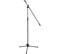 Soporte de Micrófono Profesional con Brazo Ajustable ROCKSTAR WR-501 - Altura Regulable, Base de Trípode y Clip Universal, Ideal para Grabaciones en Estudio y Actuaciones en Vivo