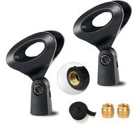 Soporte de micrófono Tencro, clip, 2 Mic Clips
