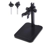 Soporte de microscopio ajustable de aluminio portátil hacia arriba y hacia abajo manual para enfoque digital USB soporte de microscopio electrónico St
