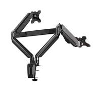 Soporte de Monitor con Brazo robótico y rotación Pantalla Escritorio(Night Black1)