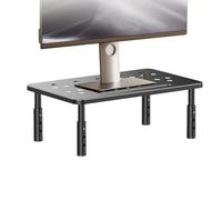 Soporte De Monitor De Computadora - Columna Ascendente De Escritorio De Madera, Plataformas De Mesa Ajustables | Soporte De Escritorio Ergonómico Con Diseño De Altura Alta, Reduzca La Tensión Del