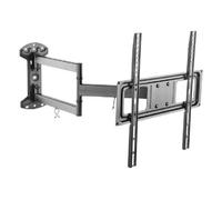 Soporte De Monitor De Pared LONG400 A Tres Ejes Inclinable Negro
