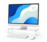 Soporte de monitor, elevador de pantalla, base de escritorio, acrílico