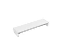Soporte de monitor - HELLOSHOP26 - Elevador de pantalla - Blanco - Capacidad 10kg - Dimensiones 100x27x15cm