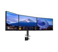 Soporte de monitor iiyama Desk Mount para 3 pantallas con abrazadera, 30 kg, negro