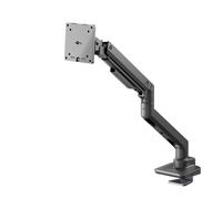 Soporte de monitor individual gaming con resorte de gas, negro, para m