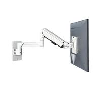 Soporte de Monitor Industrial, 17-60 Pulgadas, Ajustable en Altura | Telescópico, Plegable, Giratorio, Uso industrial, Montaje en pared, Compatible con LCD/LED(Arm white 14-36 in 2-12 kg 50 cm)