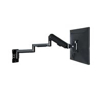Soporte de Monitor Industrial, 17-60 Pulgadas, Ajustable en Altura | Telescópico, Plegable, Giratorio, Uso industrial, Montaje en pared, Compatible con LCD/LED(Arm 14-36 in 2-12 kg 70 cm)