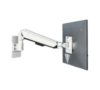 Soporte de monitor industrial, 17-60 pulgadas, Ajustable en altura | Telescópico, Plegable, Giratorio, Uso industrial, Montaje en pared, Compatible con LCD/LED(Arm white 14-36 in 2-12 kg 33 cm)