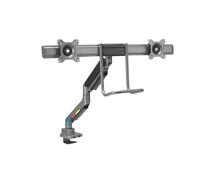 Soporte de monitor Kensington SmartFit doble 32" pinza regulable gris