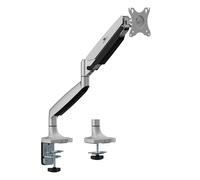 Soporte de monitor Maclean MC-969, doble brazo, resorte a gas, 17"-45", 16 kg