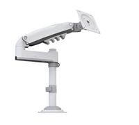 Soporte de Monitor telescópico con Brazo articulado y rotación telescópica.