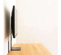 Soporte de Monitor Ultrafino Negro, Compatible con Pantallas de 13 a 27 Pulgadas y normativa VESA 75×75/100×100. Solo Apto para monitores Cuyo Cable de alimentación salga hacia Abajo o lateralmente