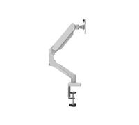 Soporte de Monitor único for Pantallas de 14-32", Soporte de Escritorio Universal con Resorte neumático(Brown)