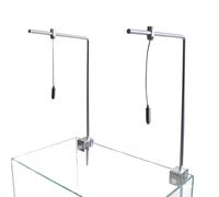 Soporte de montaje ajustable para acuario, luz LED universal para pecera, kit colgante, accesorios