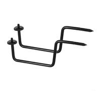 Soporte de montaje de acero para cámara de sendero con rosca de 1/4-20 para cámaras de caza instaladas en postes de árboles o vallas (2 piezas)