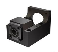 Soporte de montaje de acero para motor paso a paso, asiento de fijación, para motores de 86 mm y 57 mm, repuesto tipo BK15 con rodamientos 6001, pieza CNC de alta coaxialidad, acero 45, 1 paquete