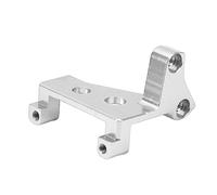 Soporte de montaje de asiento de fijación de servo RC, reemplazo de montaje de servo de aleación de aluminio duradero y ligero para accesorios de coche de escalada Traxxas 1/10 RC (Plata)