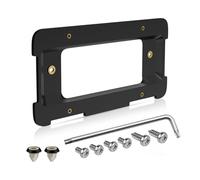 Soporte de montaje de base para placa de matrícula trasera compatible con BMW Serie 1/2/3/4/5/6 X1 X3 X4 X5 X6 Z4, repuesto para 51187160607 511882380615, adaptador de montaje en cajuela