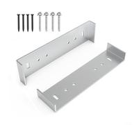 Soporte de montaje de buzón de aluminio resistente a la corrosión para un ajuste seguro de buzones con piso de 8 pulgadas de ancho, soporta hasta 300 libras
