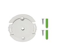 Soporte de montaje de cámara de seguridad ABS para interiores y exteriores, soporte de pared para cámara de seguridad CCTV, sin perforación, soporte de pared universal para cámara de seguridad blanca